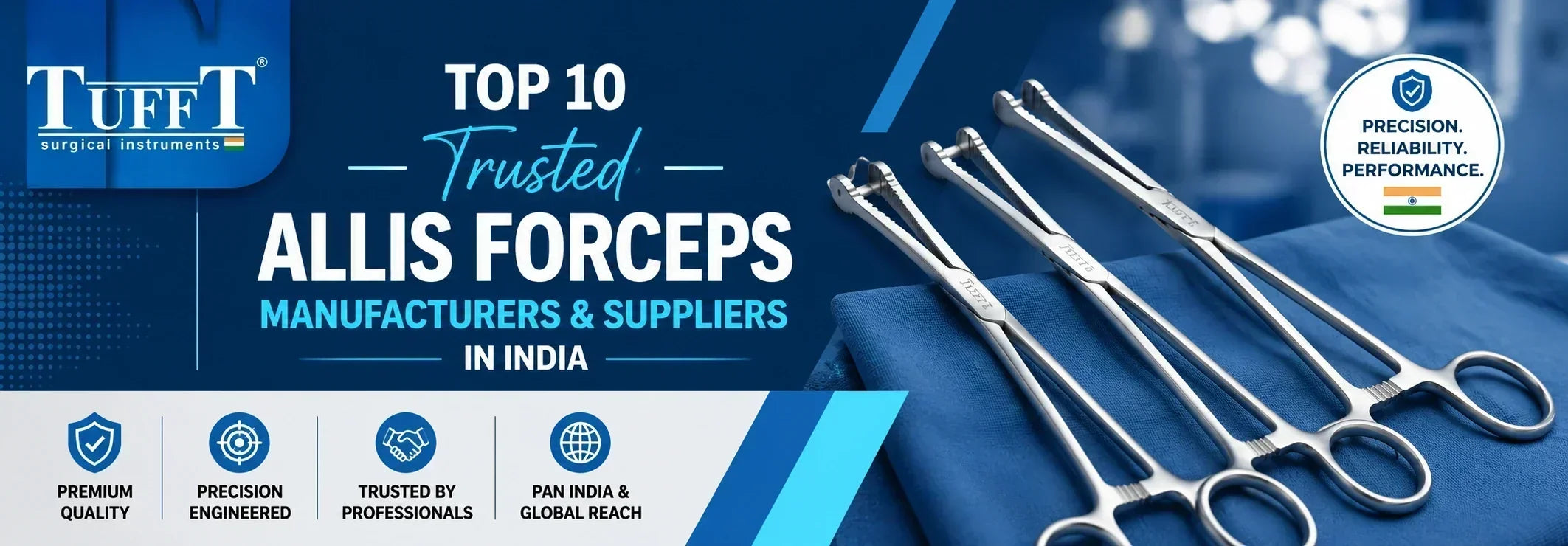 Top 10 Trusted Allis Forceps Manufacturers and Suppliers in India
