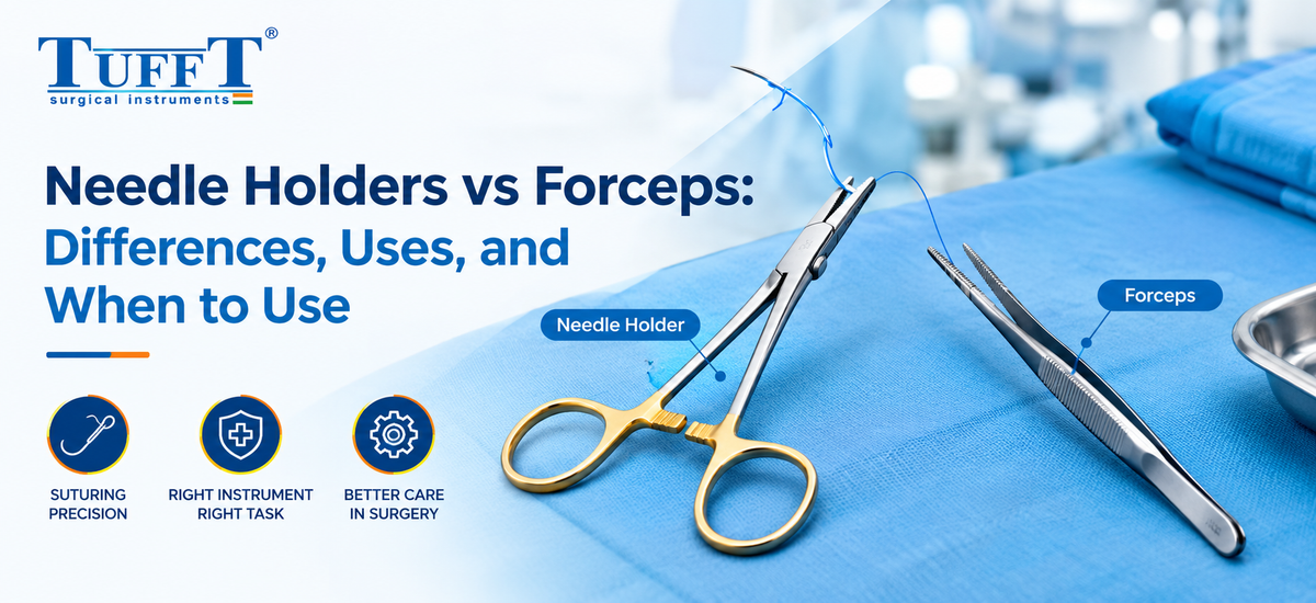Needle Holders vs Forceps: Differences, Uses, and When to Use