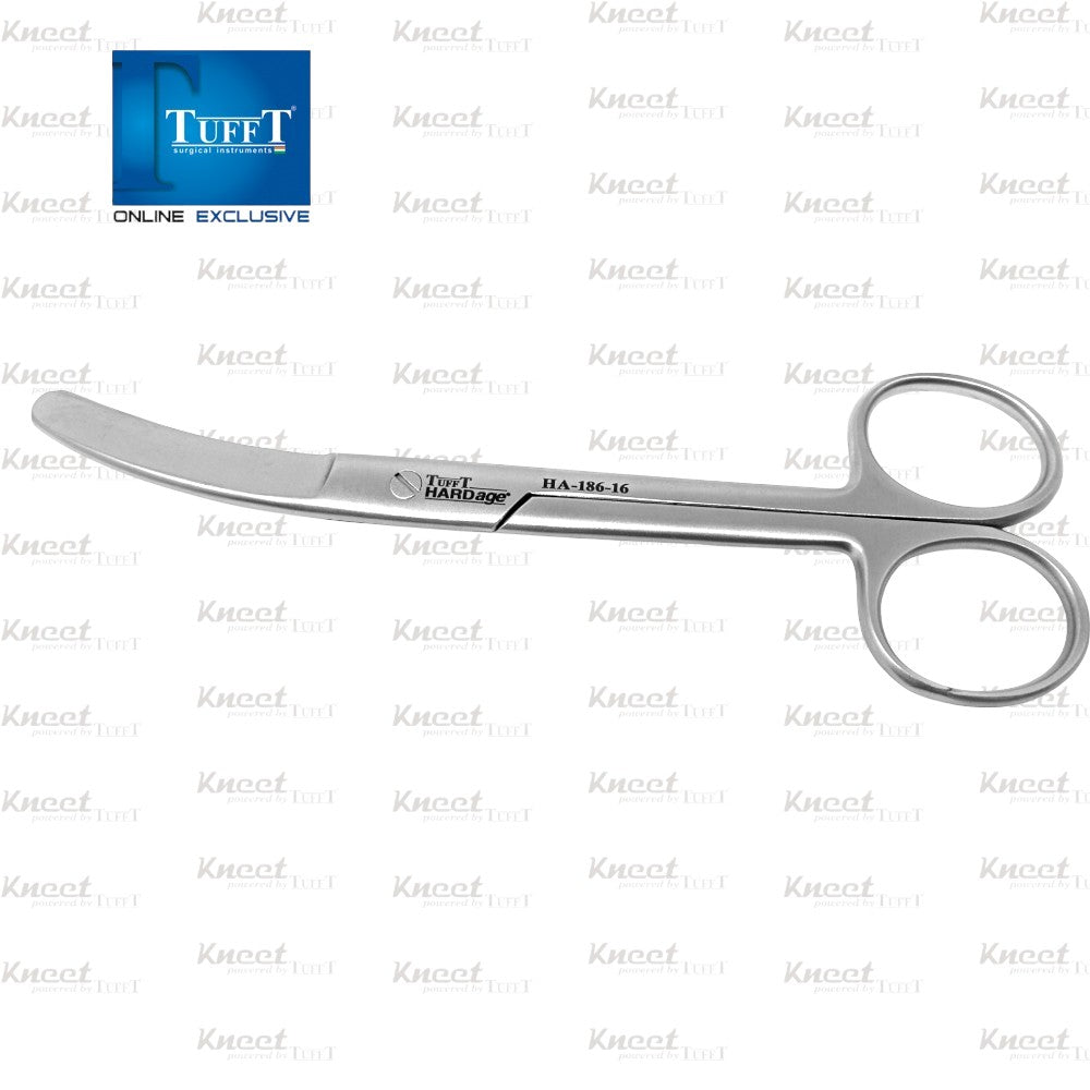 TUFFT Hard Age Busch Umbilical Scissors 16Cm / 6 1/4"